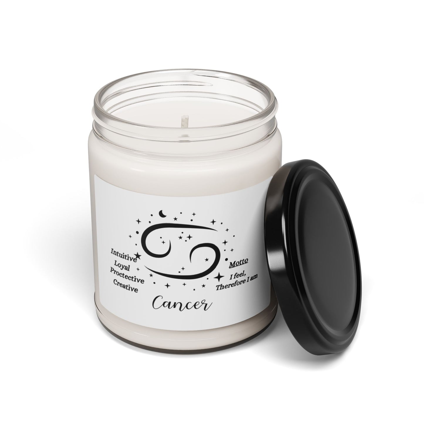 Scented Soy Candle, 9oz CANCER (SOOTHING PRESENCE)