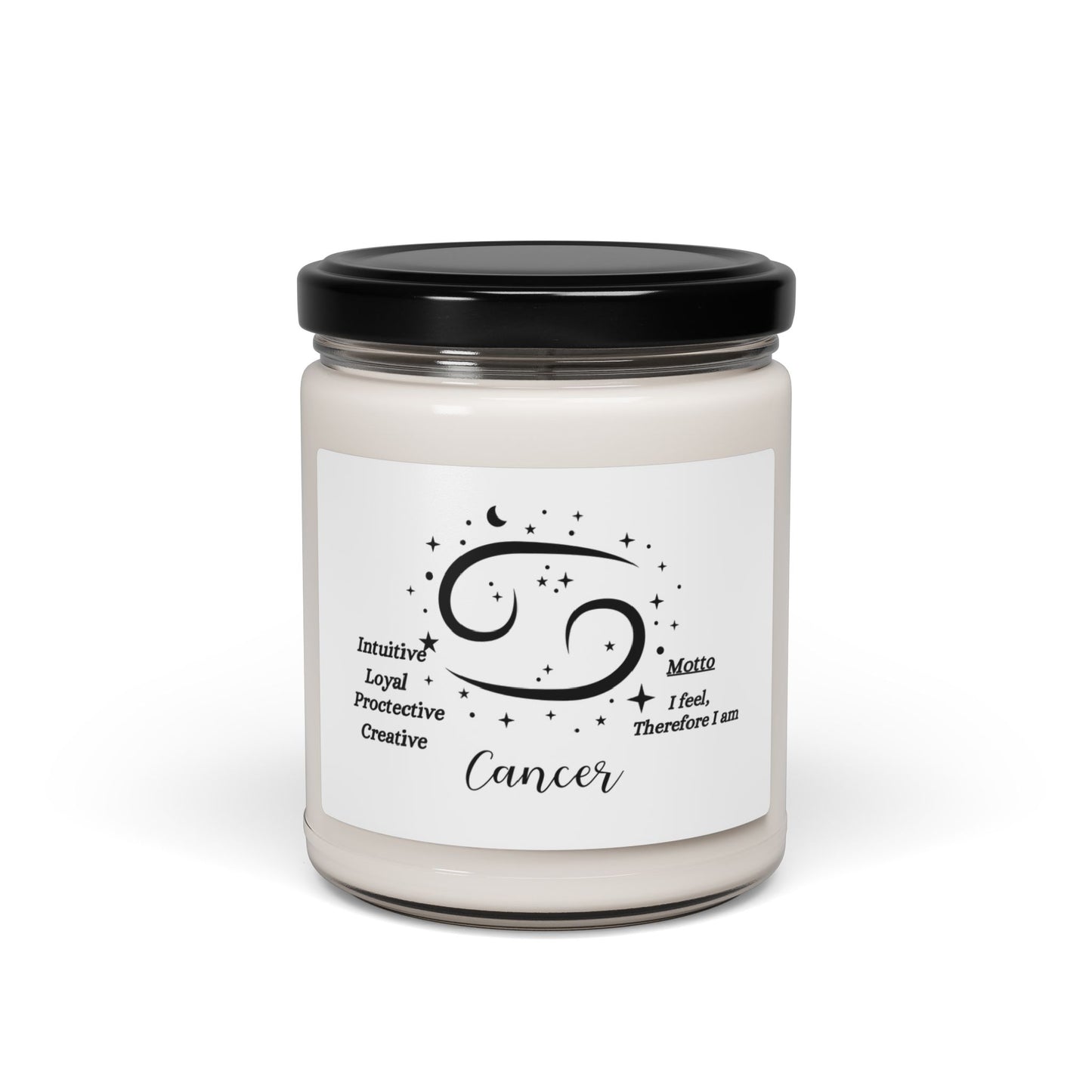 Scented Soy Candle, 9oz CANCER (SOOTHING PRESENCE)