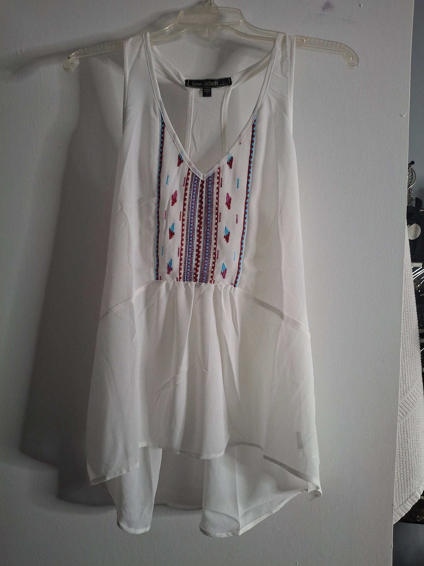 Festivalvibes / embroidered boho blouse