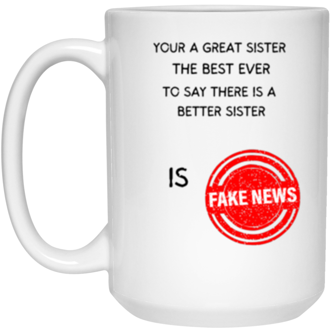 15oz White Mug