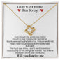 LOVE KNOT NECKLACE | FORGIVE ME