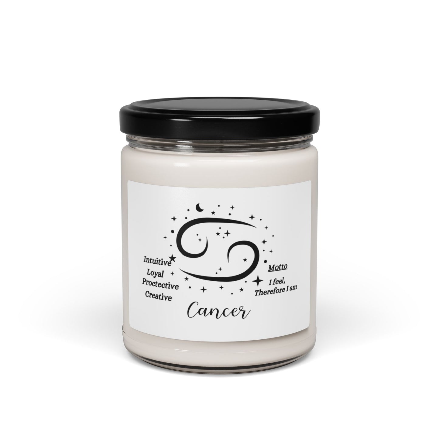 Scented Soy Candle, 9oz  CANCER (SOOTHING PRESENCE)