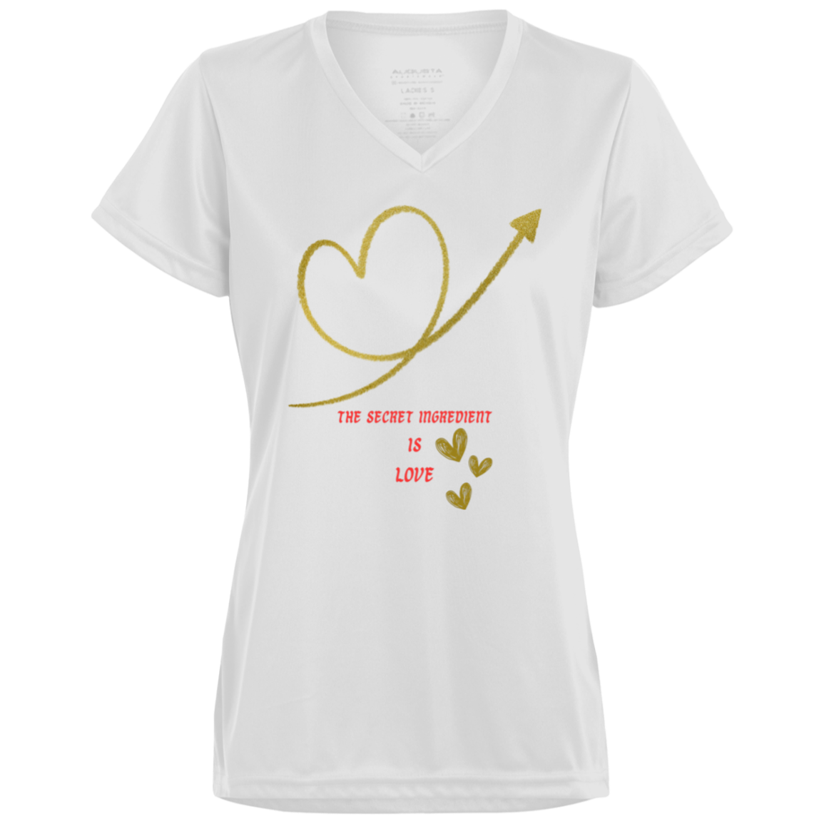 Ladies’ Moisture-Wicking V-Neck Tee