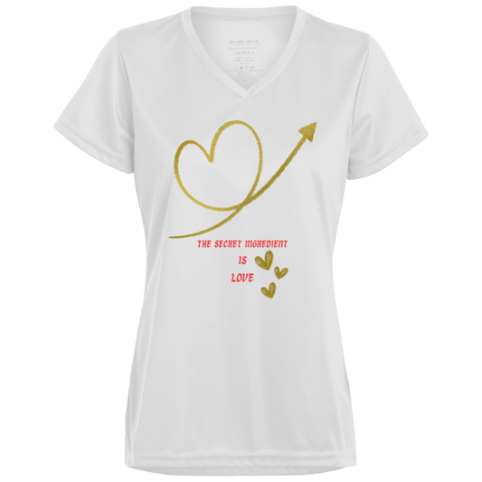 Ladies’ Moisture-Wicking V-Neck Tee