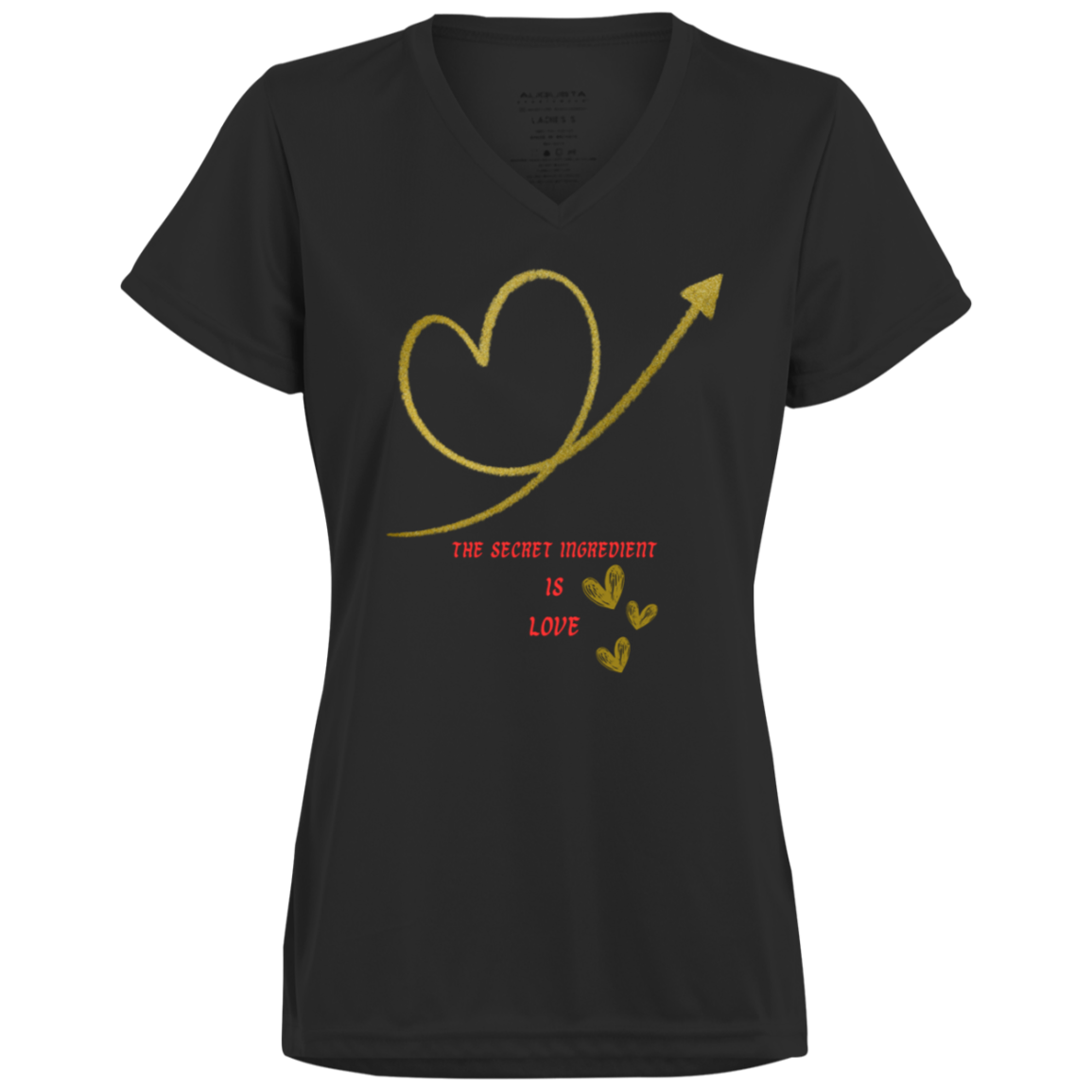 Ladies’ Moisture-Wicking V-Neck Tee