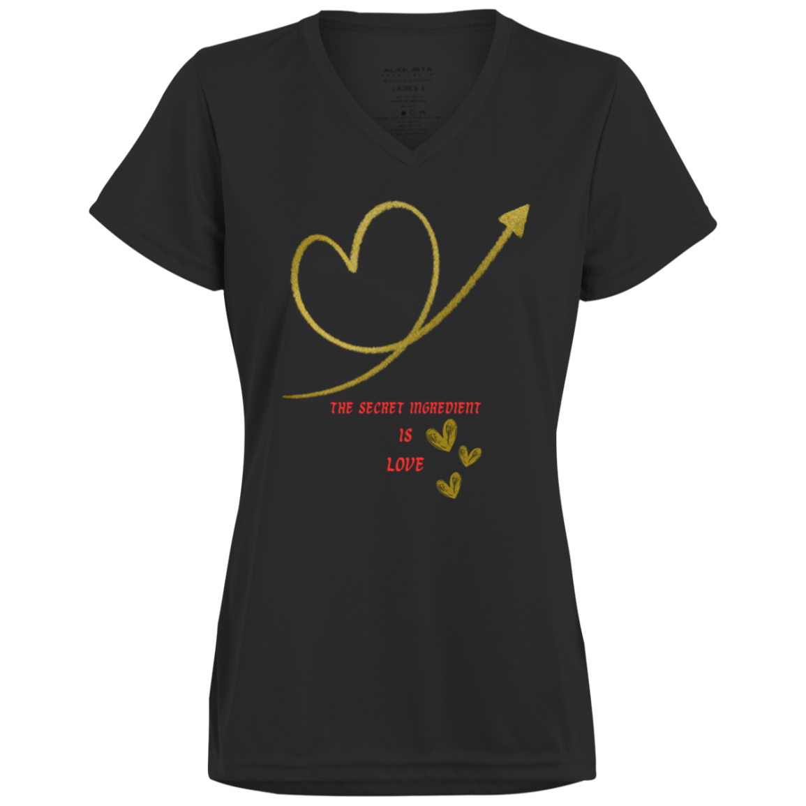 Ladies’ Moisture-Wicking V-Neck Tee