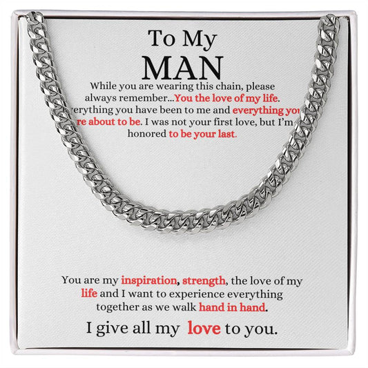 To My Man | Cuban Link Chain